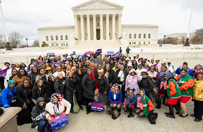 NCBCP women on the Supreme Court Stairs