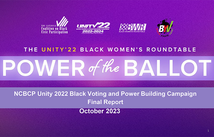 Unity '22 BWR Power of the Ballot